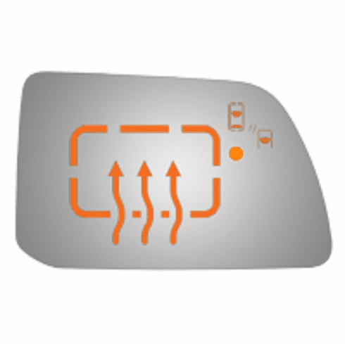 Ford Edge 2012 Passenger Side Mirror Glass Heated W/Blind Spot