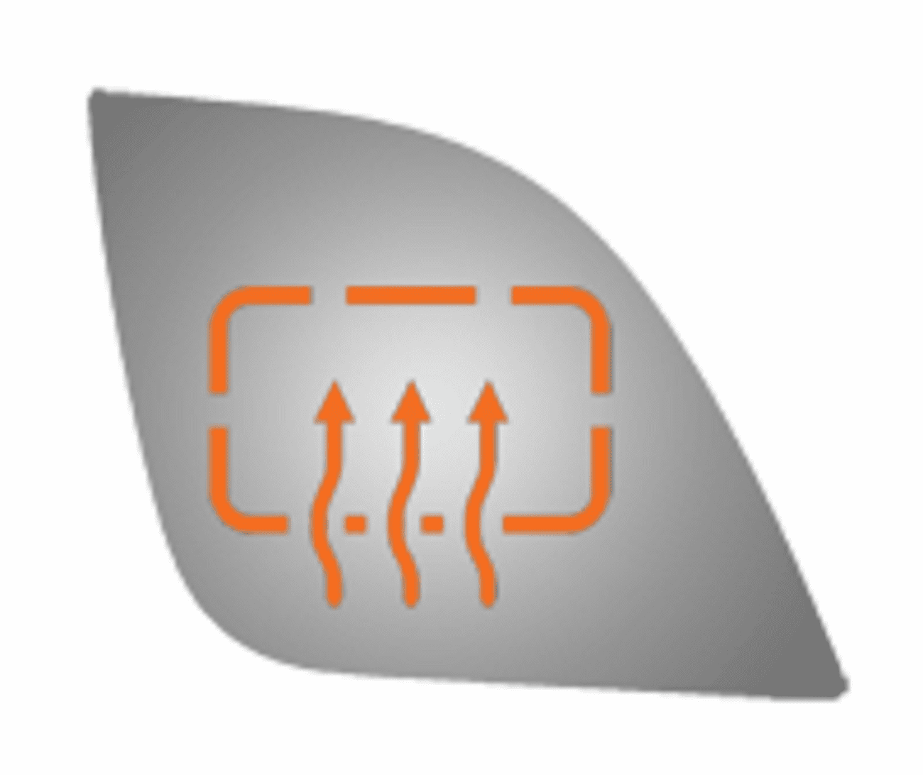 Ford Edge 2013 Passenger Side Mirror Glass Heated