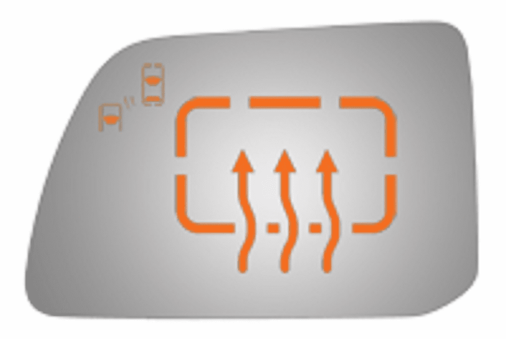 Ford Edge 2014 Driver Side Mirror Glass Heated