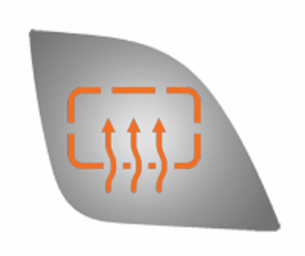 Ford Edge 2014 Passenger Side Mirror Glass Heated