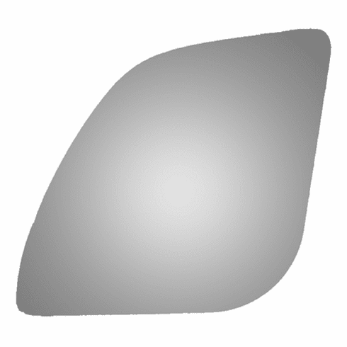 Ford Edge 2015 Driver Side Mirror Glass