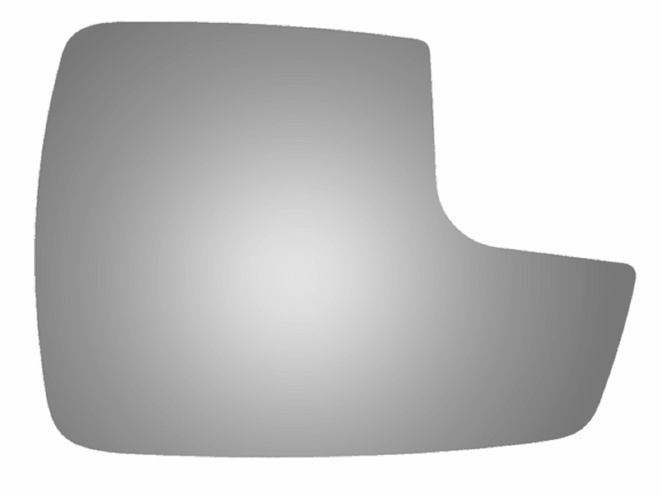 Ford Edge 2016 Passenger Side Mirror Glass