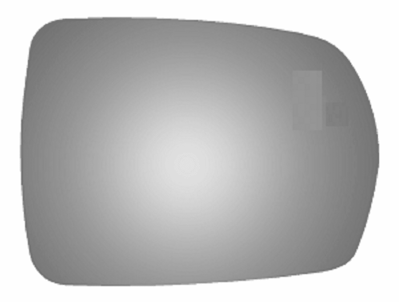 Ford Edge 2016 Passenger Side Mirror Glass W/BACKING PLATE