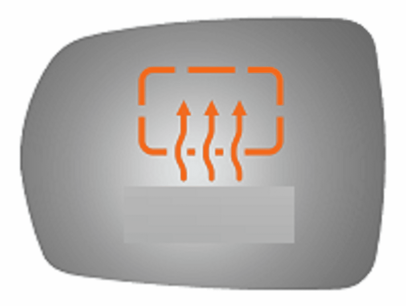 Ford Edge 2017 Driver Side Mirror Glass HEATED W/BACKING PLATE