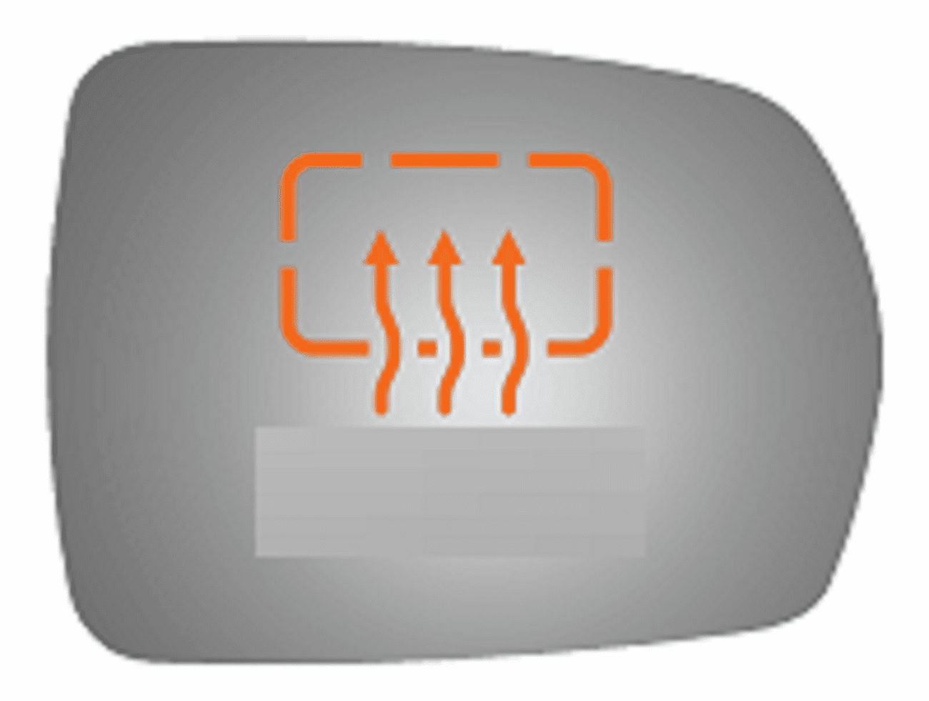 Ford Edge 2017 Passenger Side Mirror Glass HEATED W/BACKING PLATE