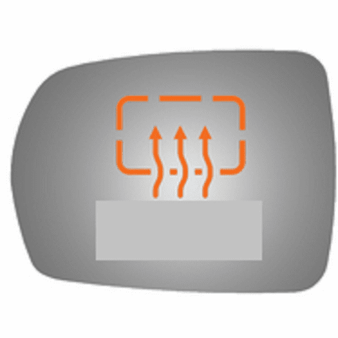 Ford Edge 2018 Driver Left Side Mirror Glass Heated