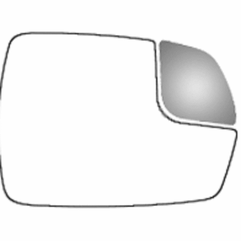Ford Edge 2018 Passenger Right Side Mirror Glass