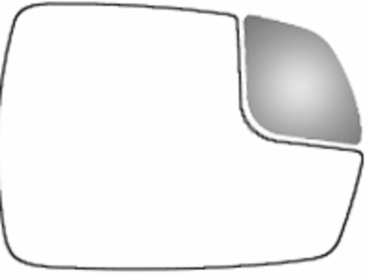 Ford Edge 2018 Passenger Right Side Mirror Glass