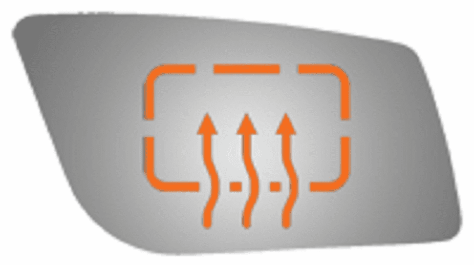 Ford Escape 2013 2014 Passenger Side Mirror Glass Heated