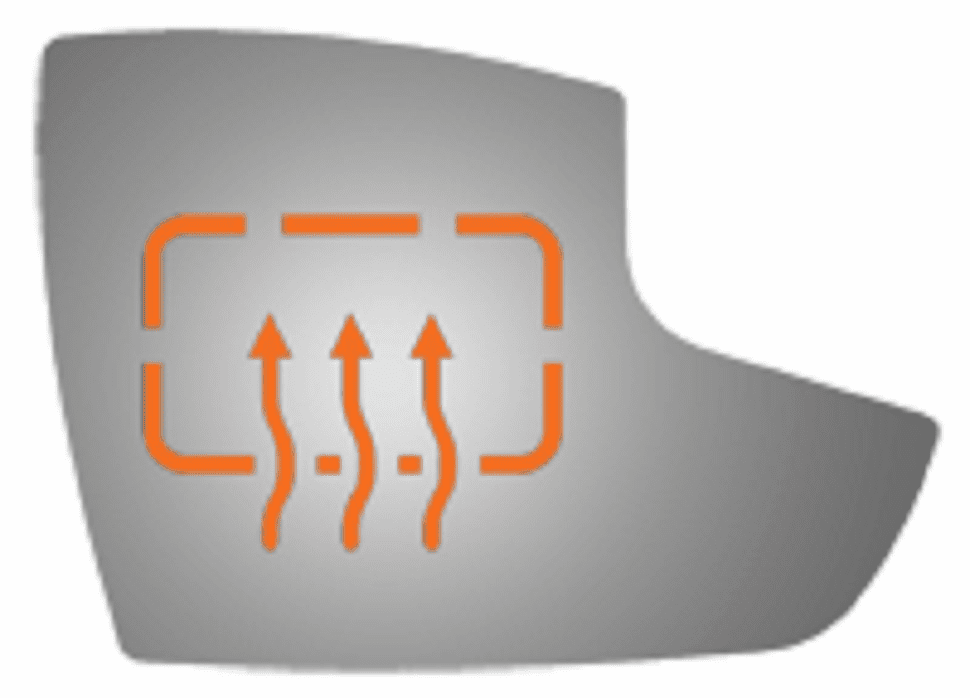 Ford Escape 2013 2014 Passenger Side Mirror Glass Heated