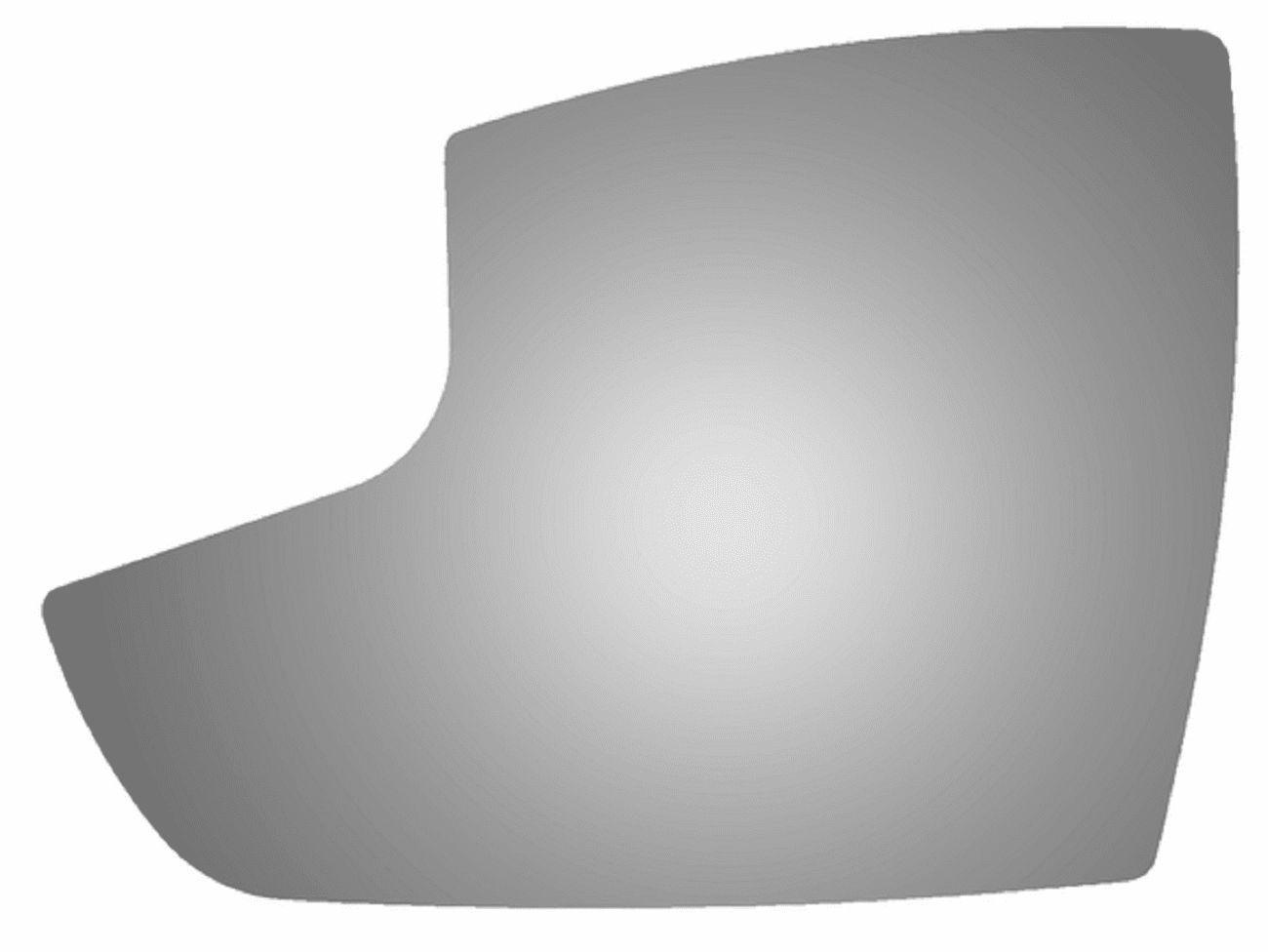 Ford Escape 2017 Driver Side Mirror Glass