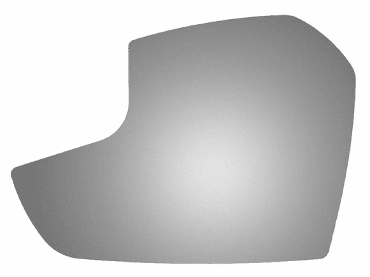 Ford Escape 2017 Driver Side Mirror Glass