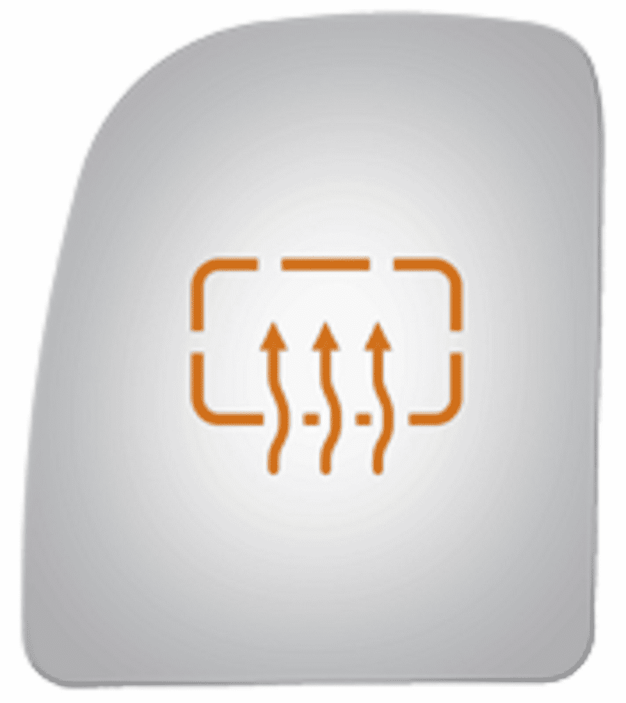 Ford Excursion 2000 2001 2002 2003 Driver Side Mirror Glass Heated 