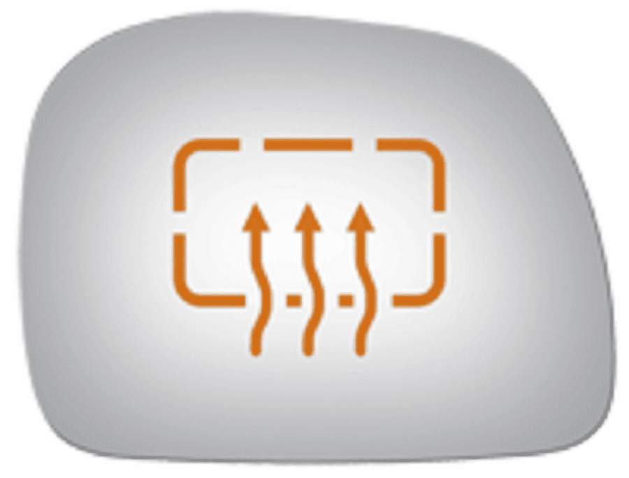 Ford Excursion 2000 2001 2002 2003 Passenger Side Mirror Glass Heated