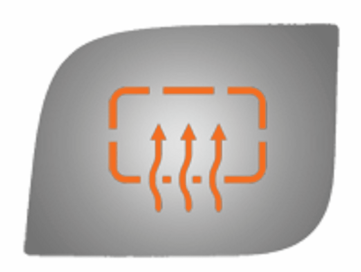 Ford Expedition 2015 Driver Side Mirror Glass Heated