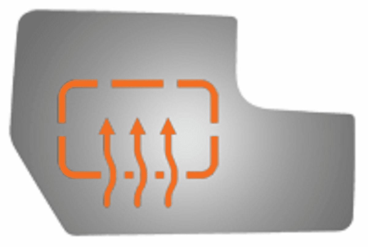 Ford Expedition 2017 Passenger Side Mirror Glass