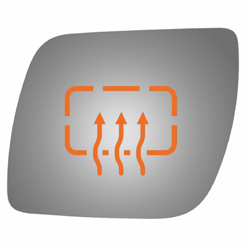 Ford Explorer 2015 Driver Side Mirror Glass Heated