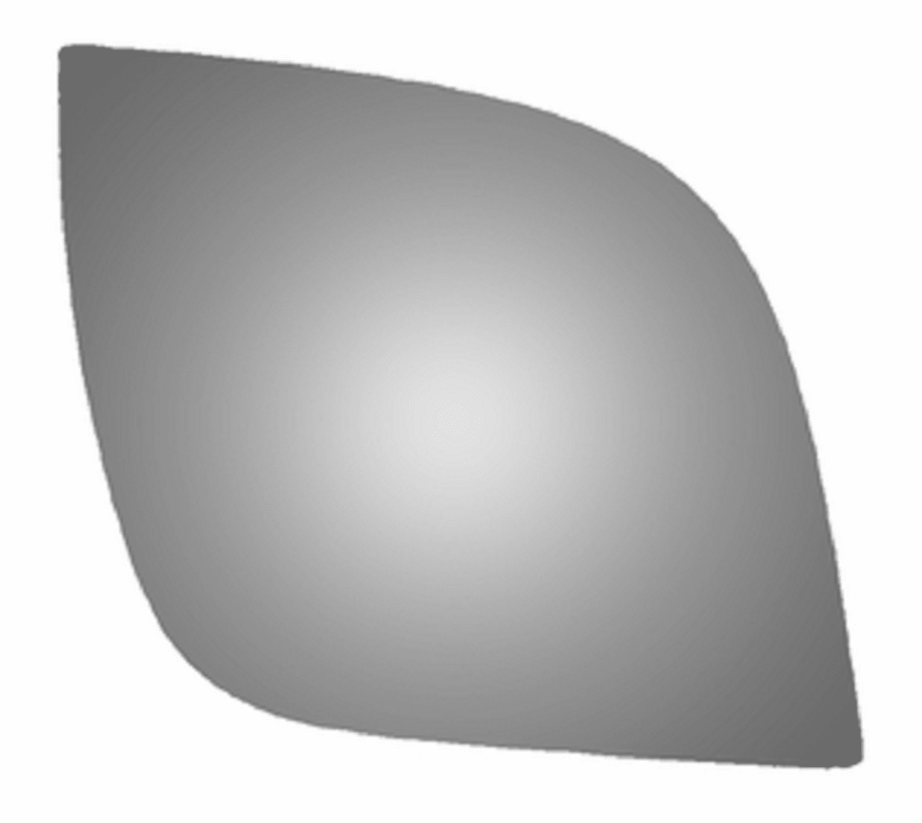 Ford Explorer 2015 Passenger Side Mirror Glass Upper Convex