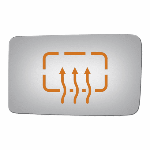 Ford F 150 2013 Passenger Side Mirror Glass Heated 