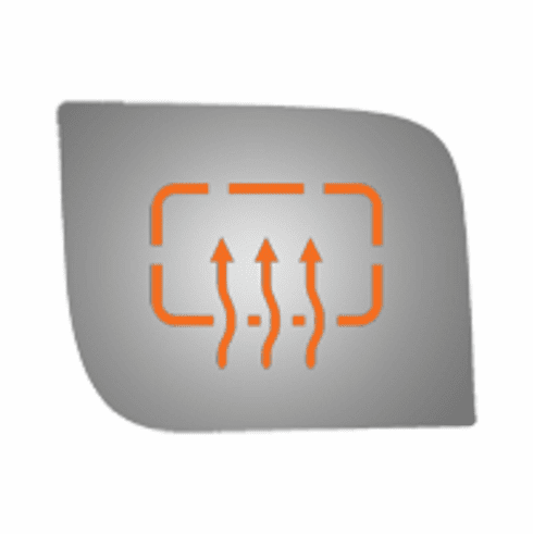 Ford F150 2013 Driver Side Mirror Glass Heated