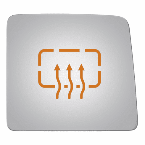 Ford F150 2013 Passenger Side Mirror Glass Heated