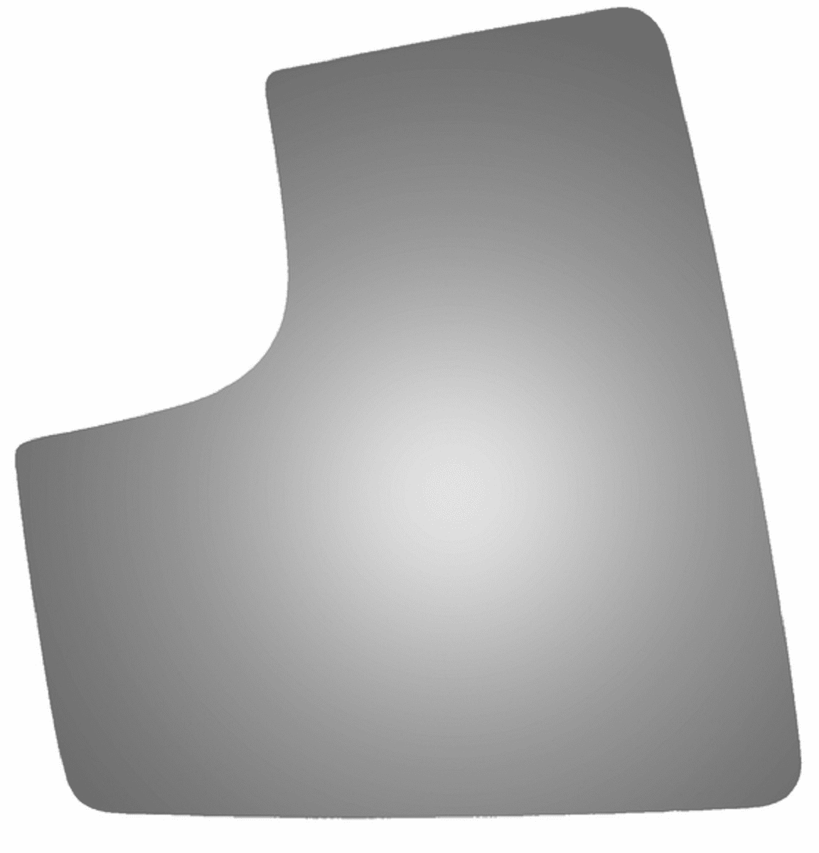 Ford F150 2015 Driver Side Mirror Glass 