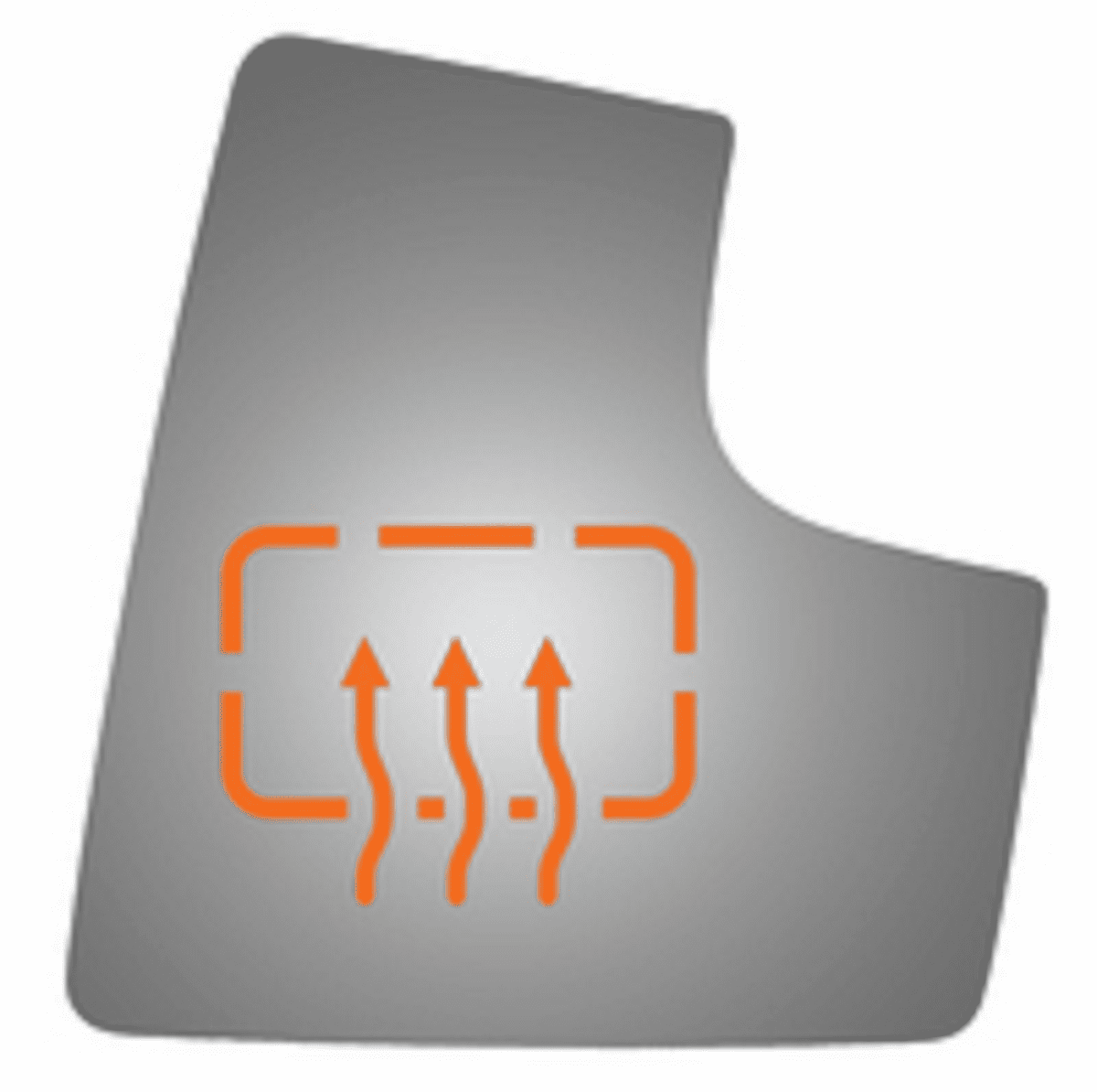 Ford F150 2015 Passenger Side Mirror Glass Heated 