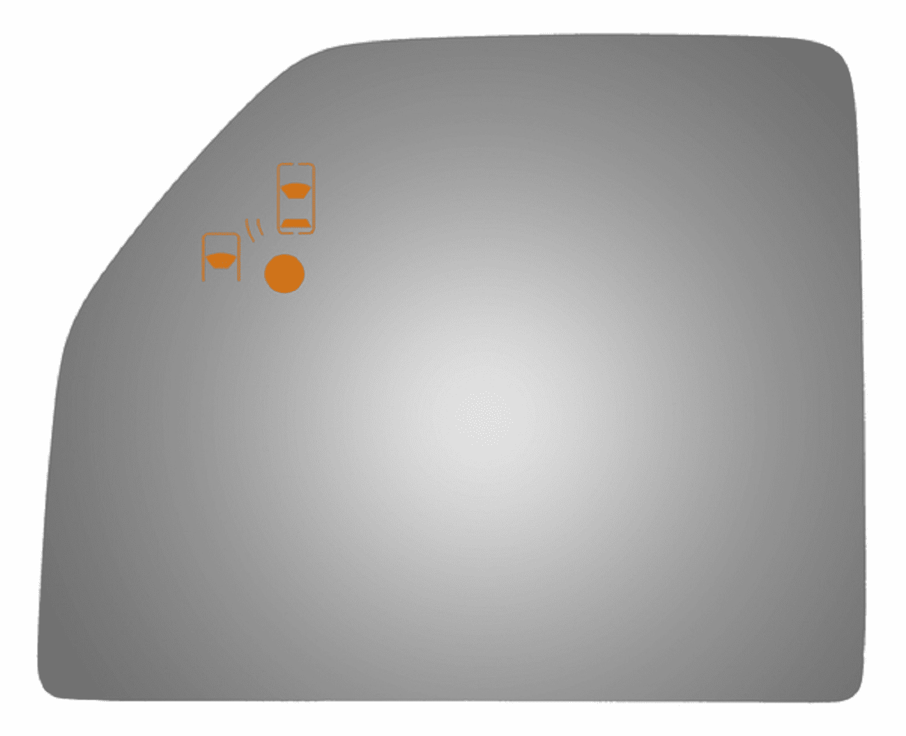 Ford F150 2016 Driver Side Mirror Glass W/Blind Spot