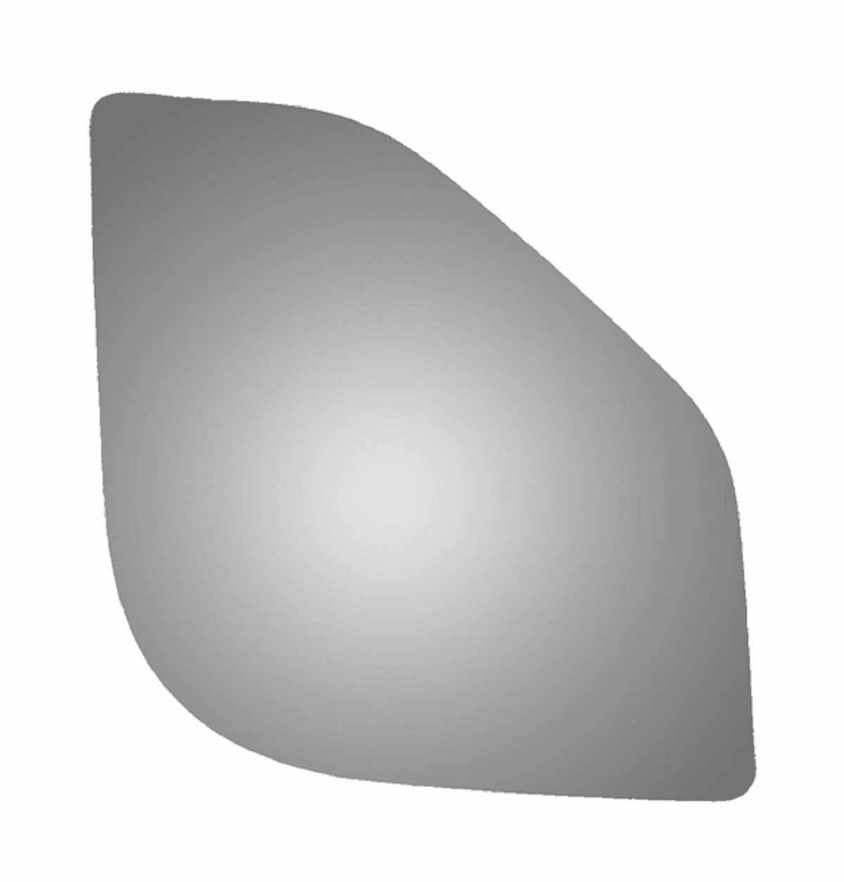 Ford F150 2016 Passenger Side Mirror Glass