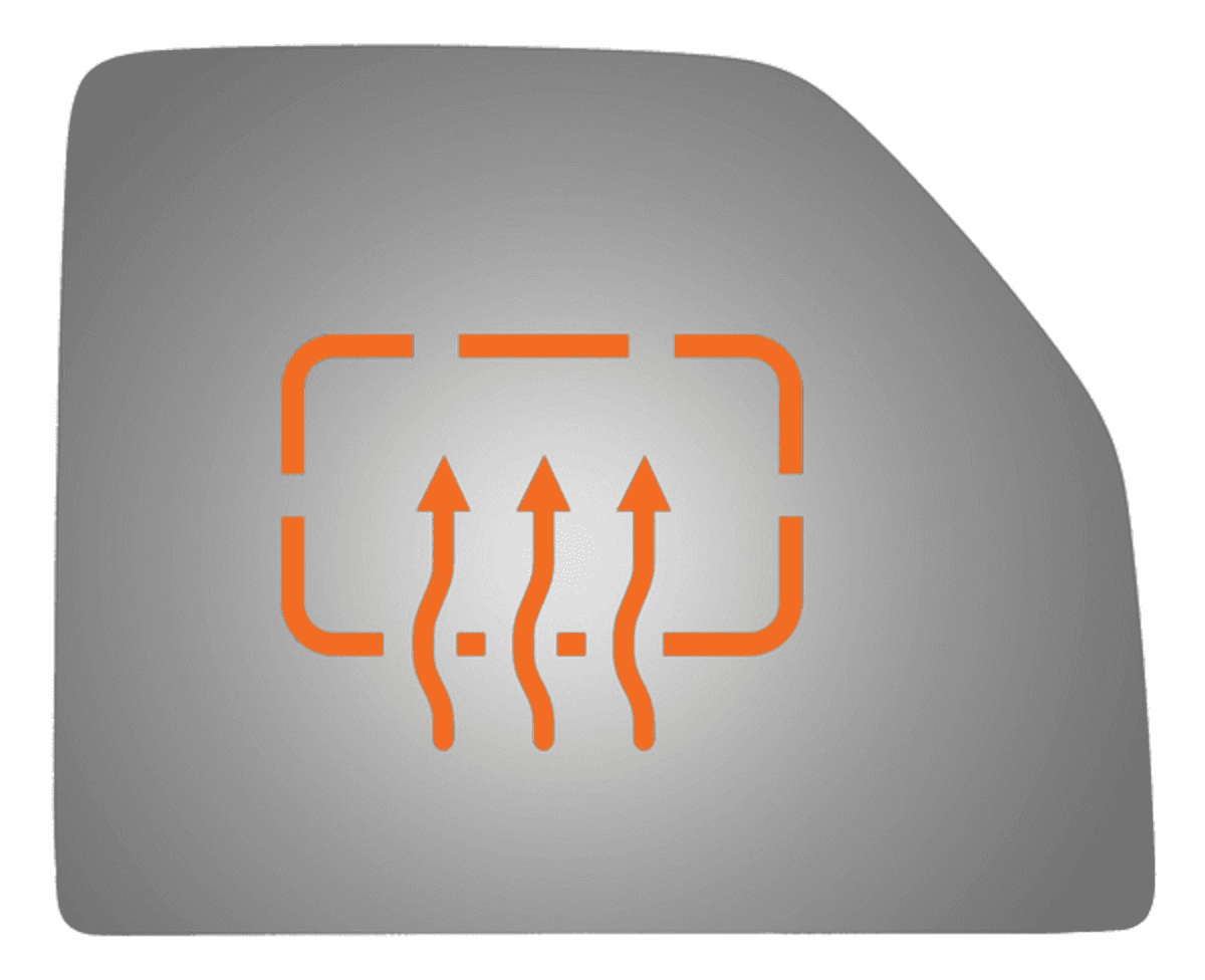 Ford F150 2016 Passenger Side Mirror Glass