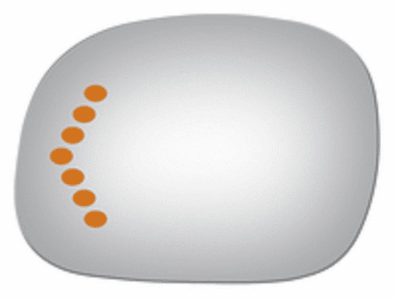 Ford F250 1997 Driver Side Mirror Glass Signal