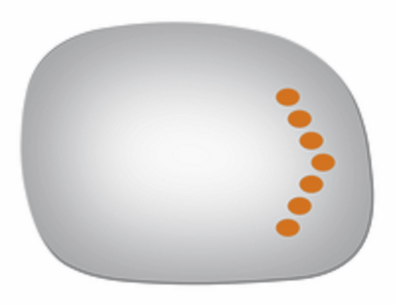 Ford F250 1999 Passenger Side Mirror Glass Signal