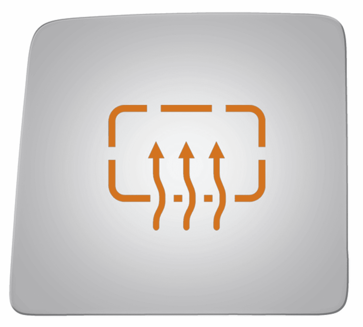 Ford F250 2016 Driver Side Mirror Glass Heated