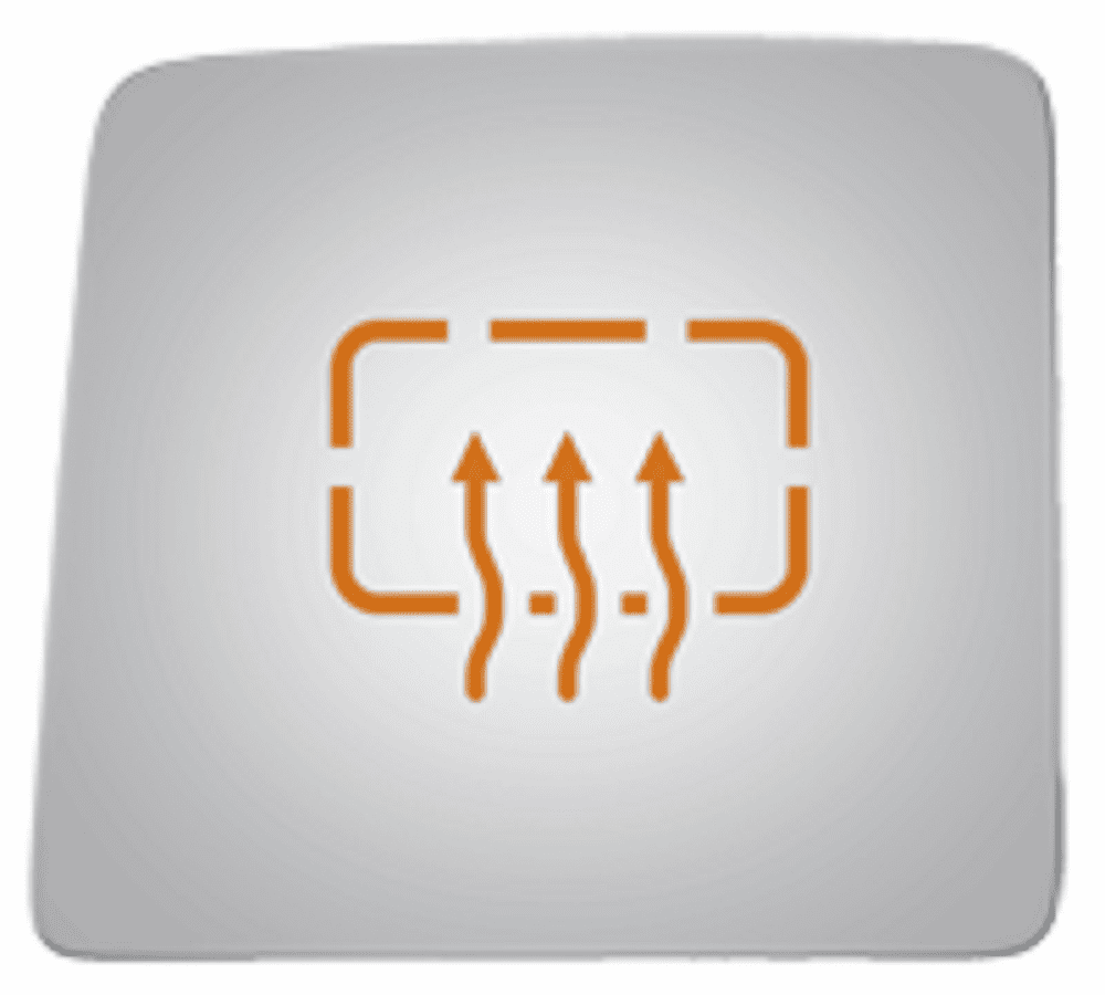 Ford F350 2008 2009 2010 Driver Side Mirror Glass Heated