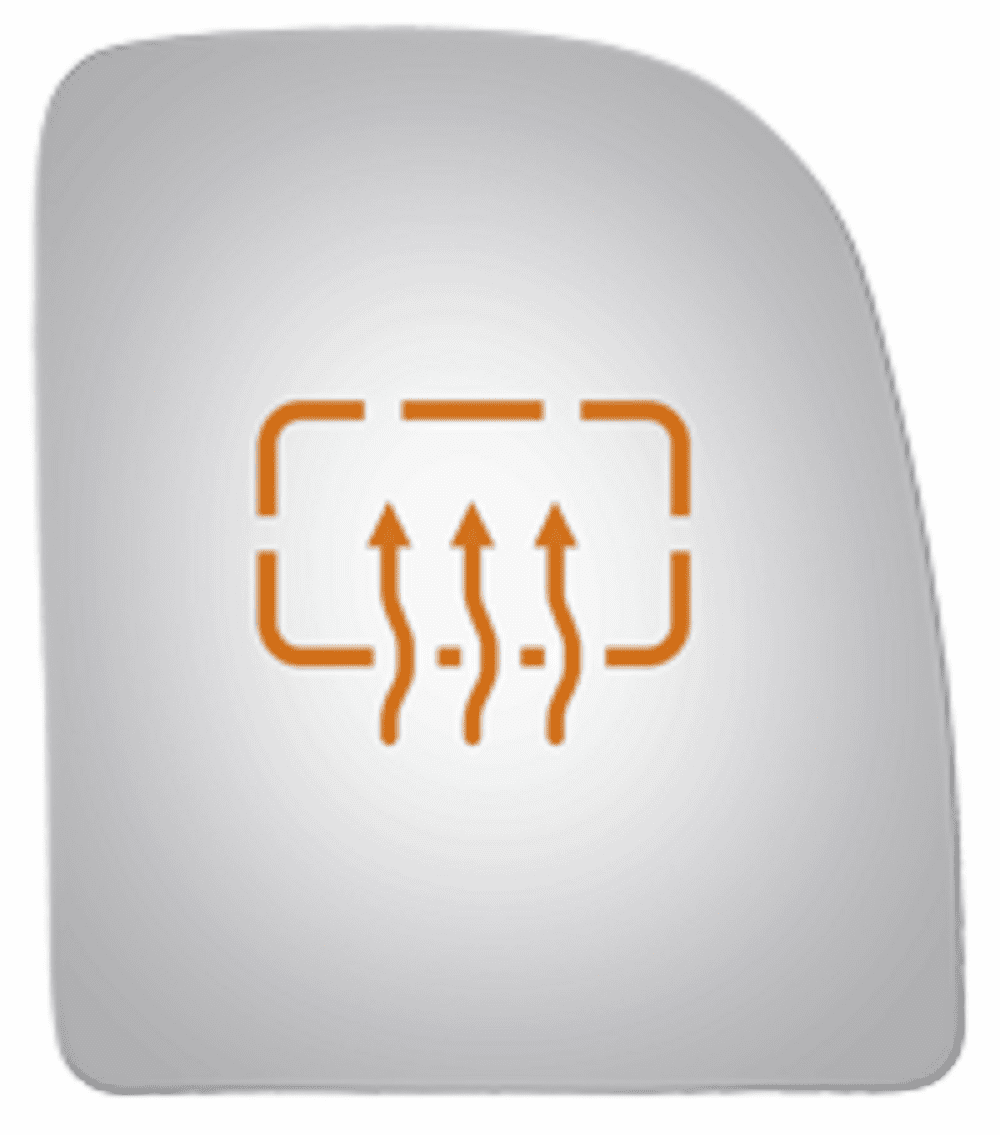 Ford F450 2004 2005 2006 2007 Passenger Side Mirror Glass Heated