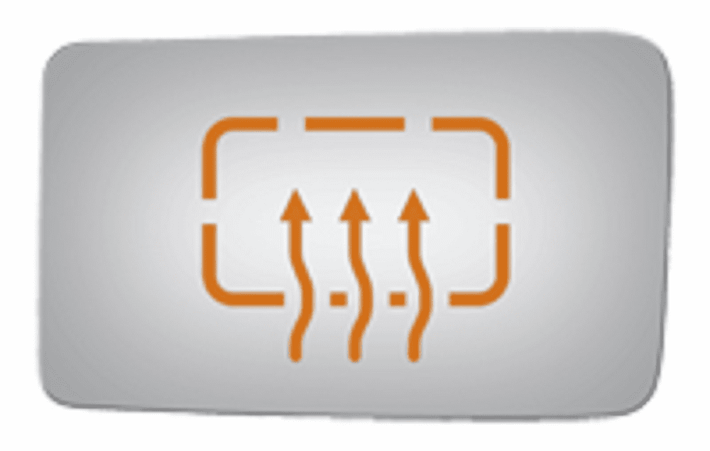 Ford F450 2010 2011 2012 Passenger Side Mirror Glass Heated 