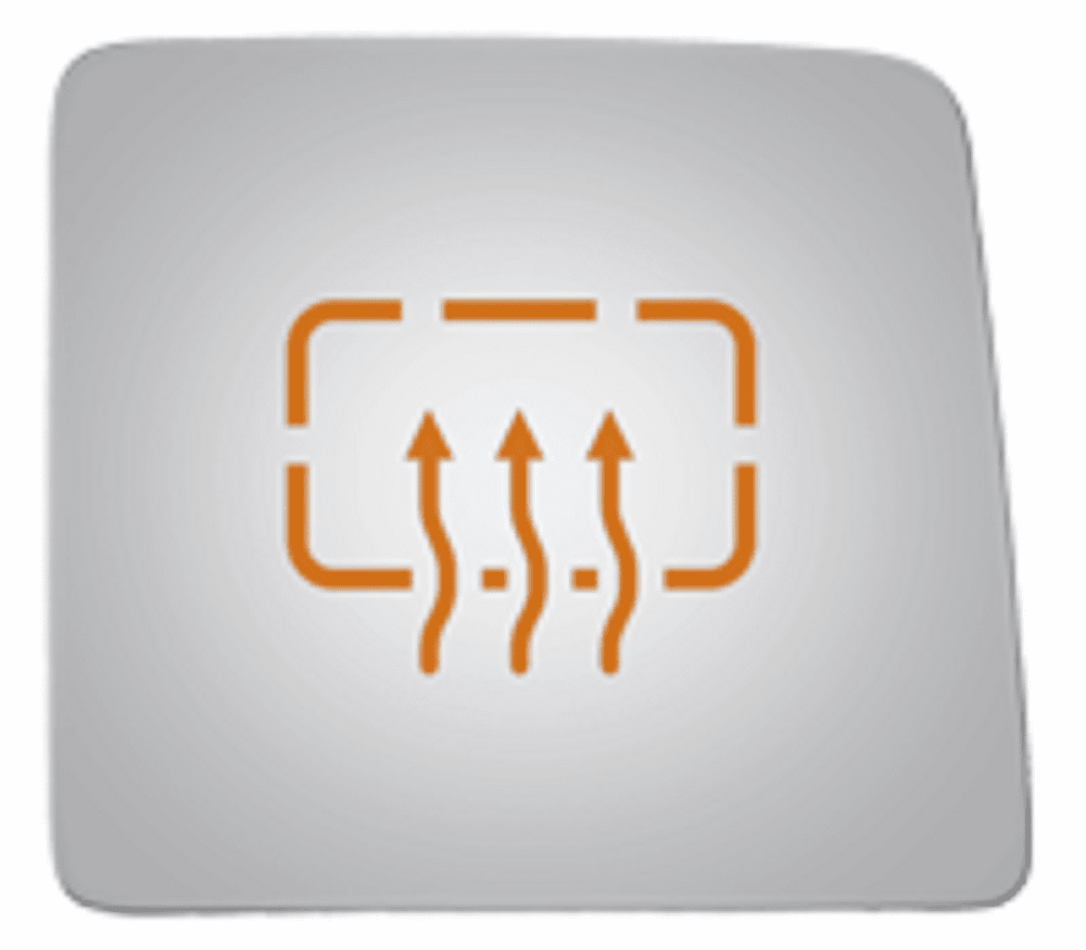 Ford F450 2011 2012 2013 Passenger Side Mirror Glass Heated