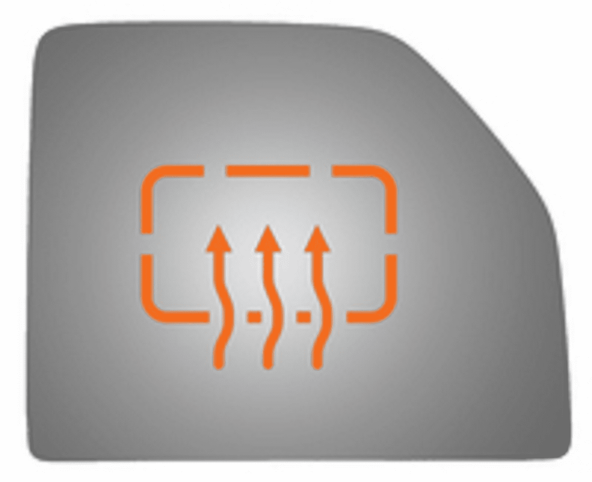 Ford F450 2017 Passenger Side Mirror Glass