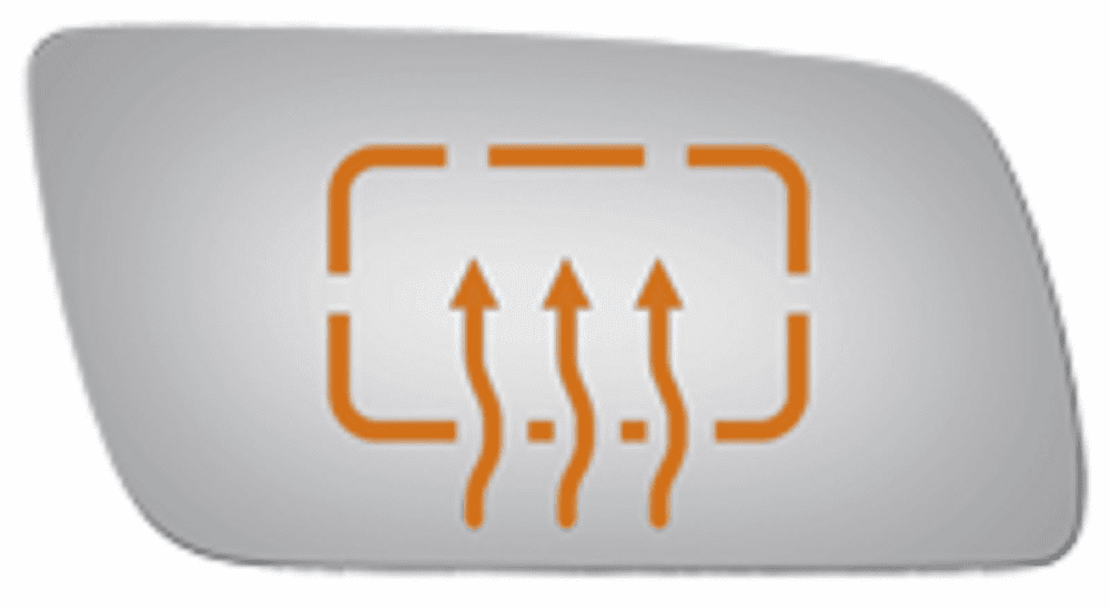 Ford Flex 2009 2010 2011 2012 Passenger Side Heated Mirror Glass