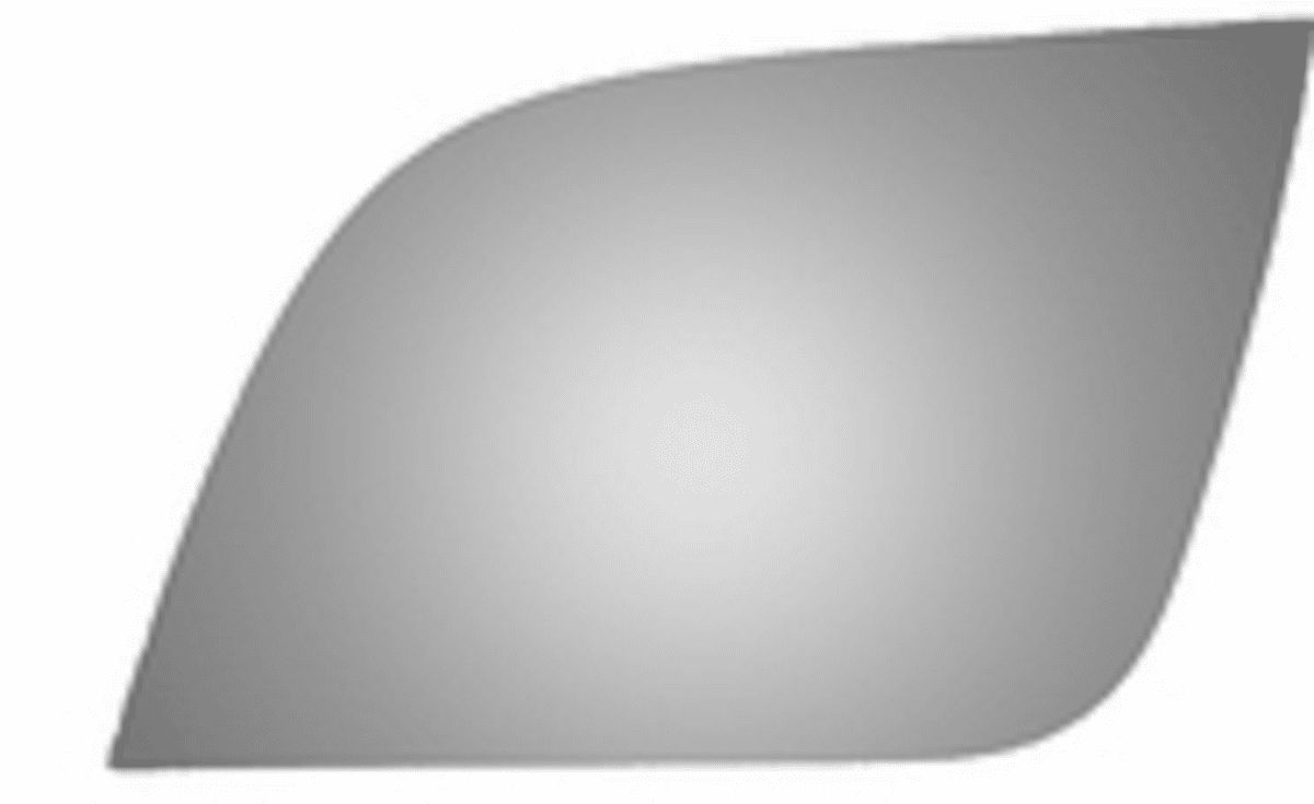 Ford Flex 2019 Passenger Right Side Mirror Glass