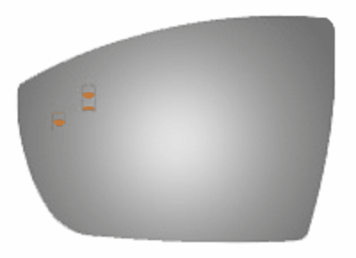 Ford Focus 2017 Driver Side Mirror Glass