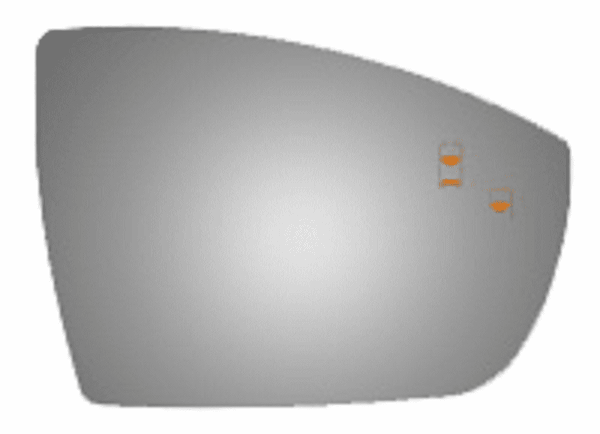 Ford Focus 2017 Passenger Side Mirror Glass