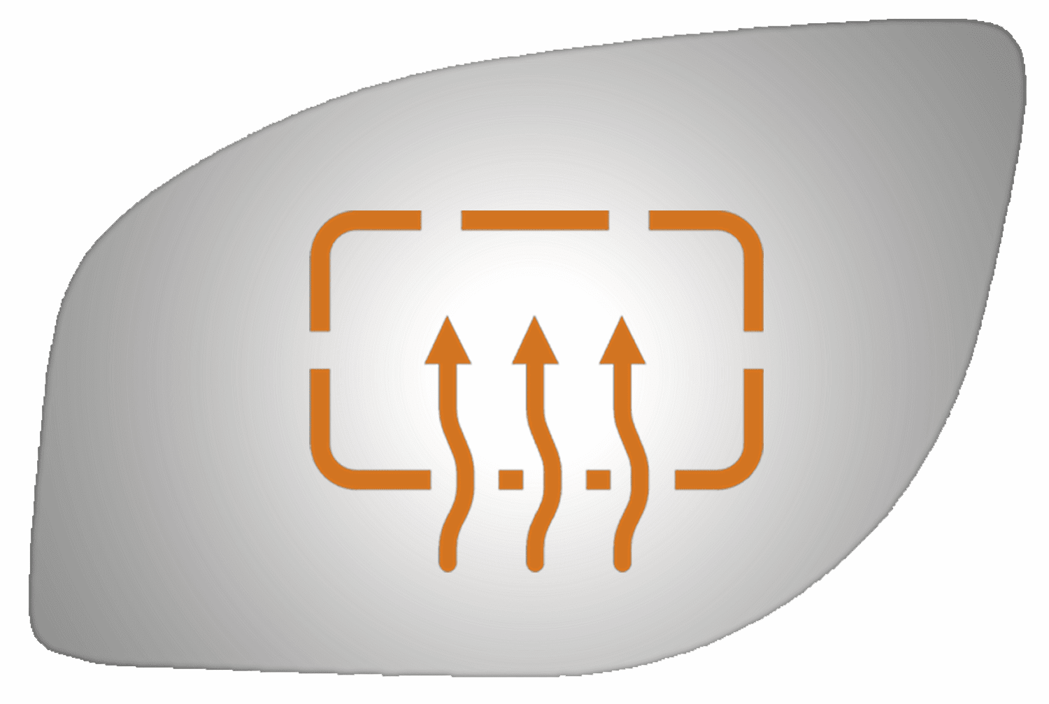 Ford Fusion 2011 2012 Driver Side Heated Mirror Glass