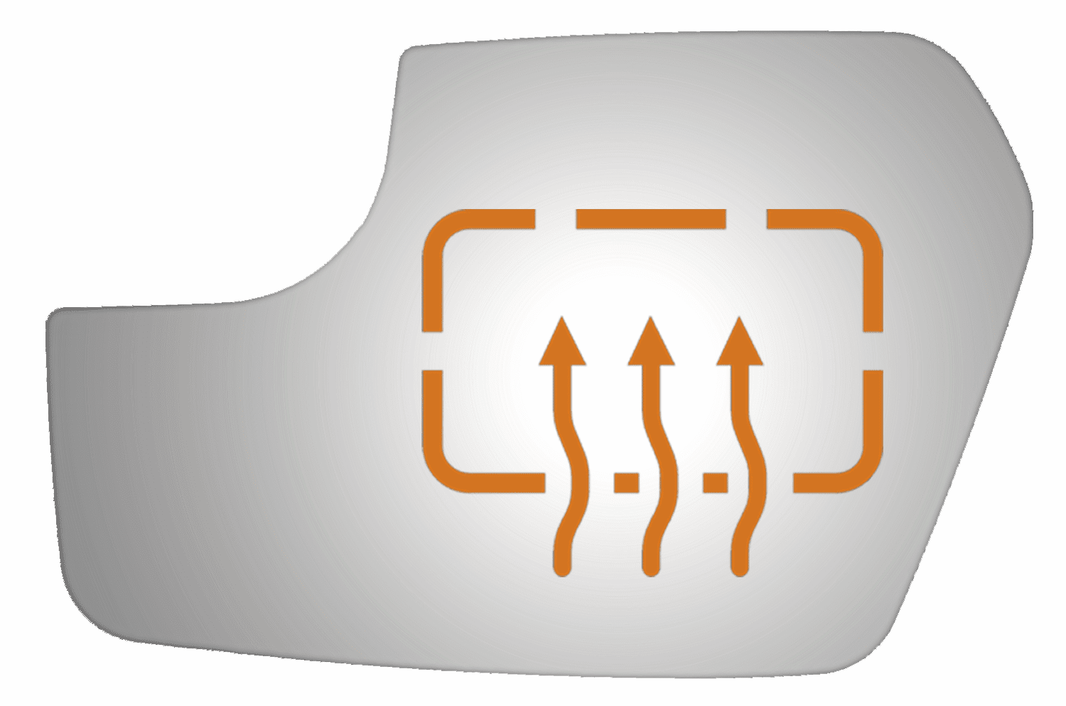 Ford Fusion 2011 2012 Driver Side Heated Mirror Glass