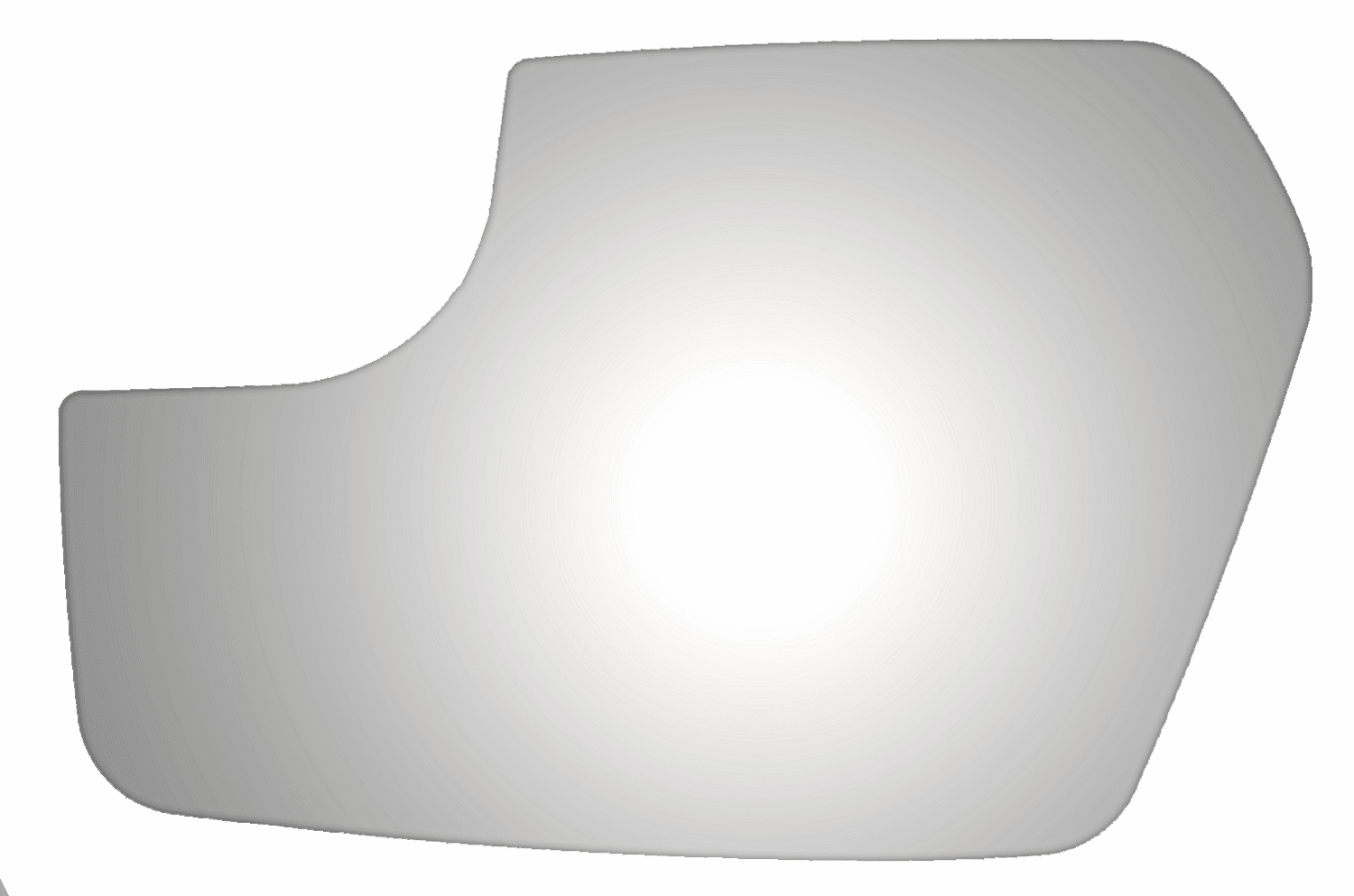 Ford Fusion 2011 2012 Driver Side Mirror Glass