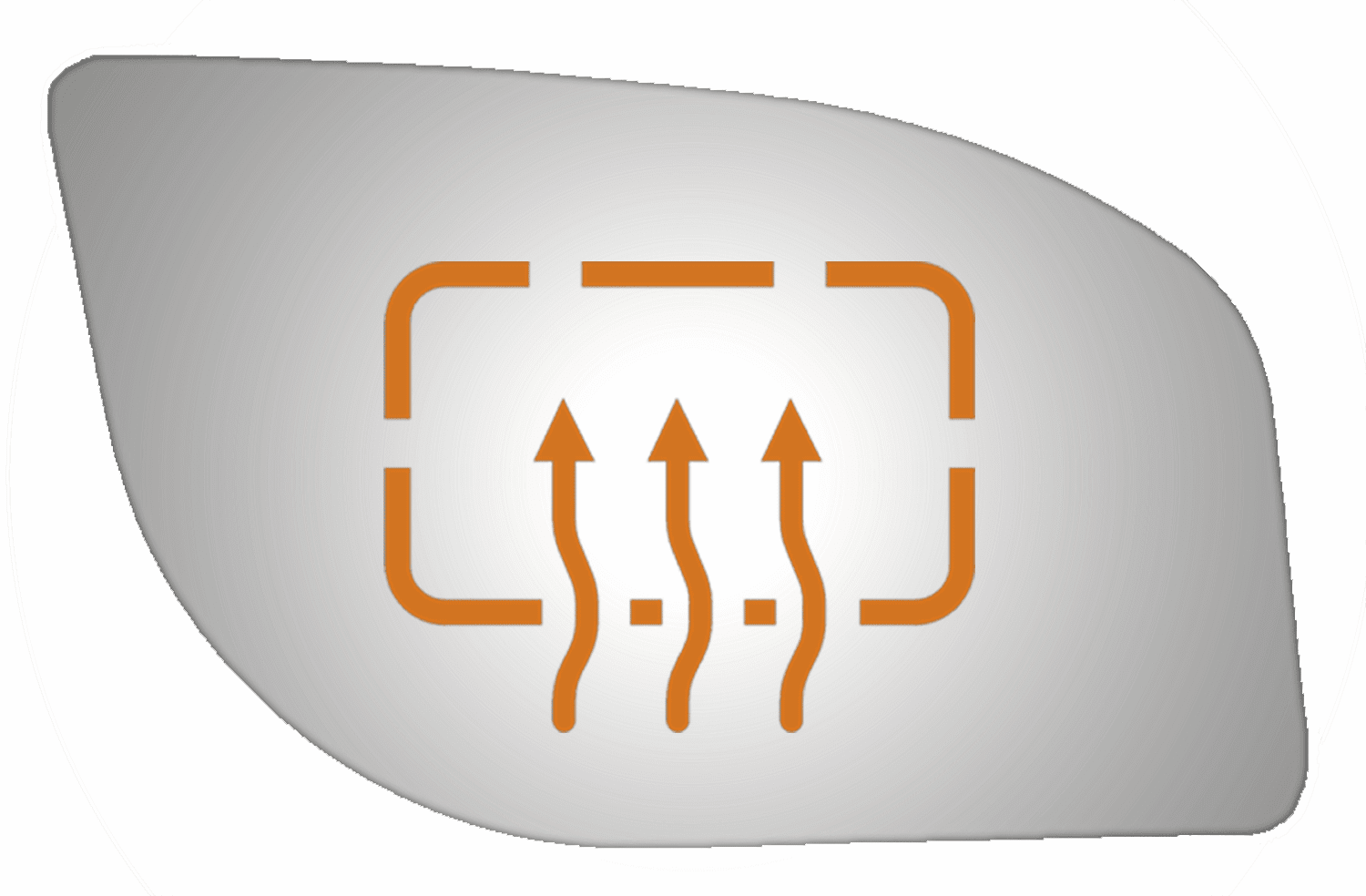 Ford Fusion 2011 2012 Passenger Side Heated Mirror Glass