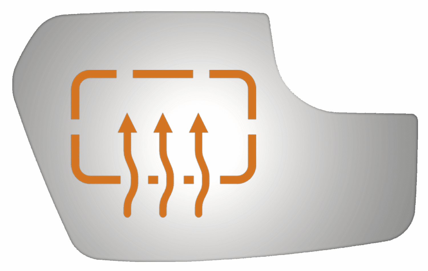 Ford Fusion 2011 2012 Passenger Side Heated Mirror Glass