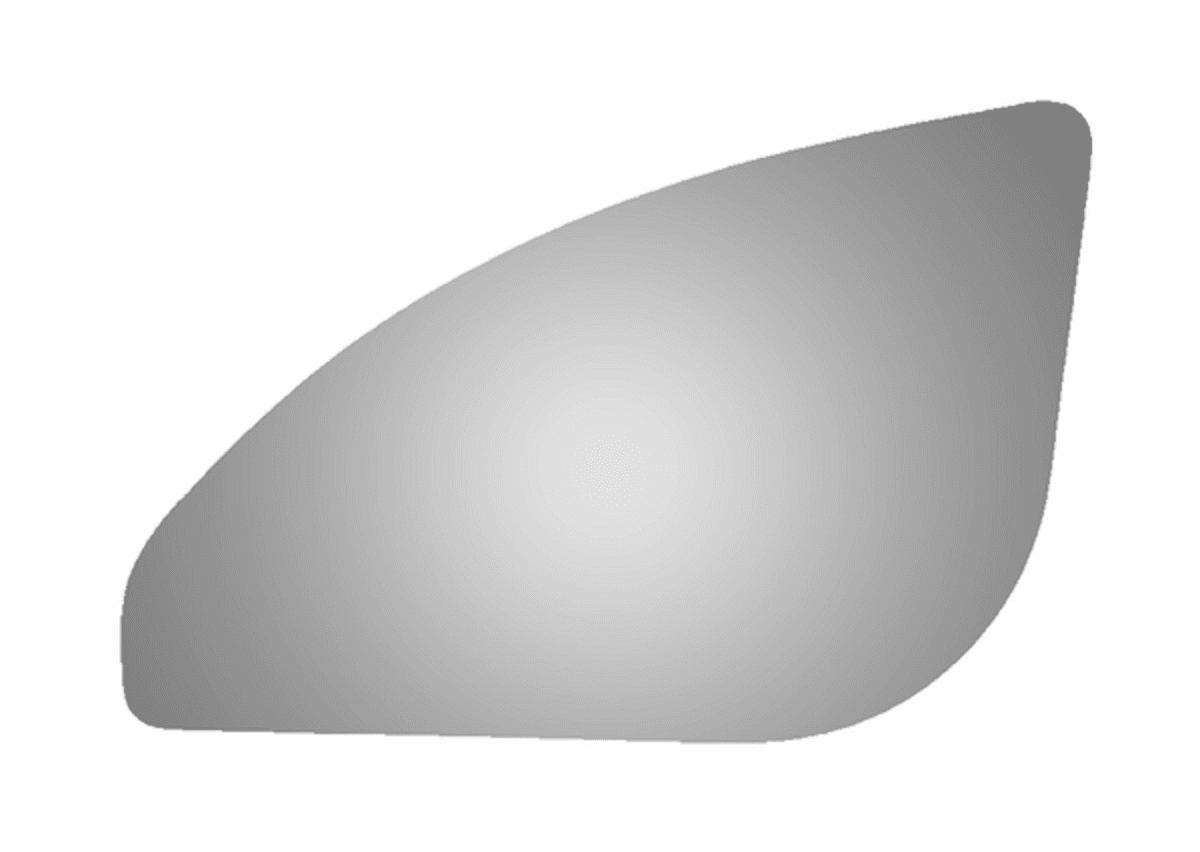 Ford Fusion 2016 Driver Side Mirror Glass