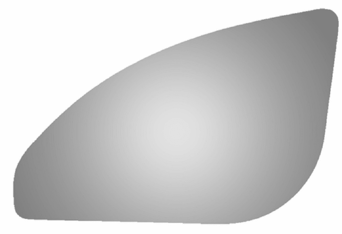 Ford Fusion 2017 Driver Side Mirror Glass