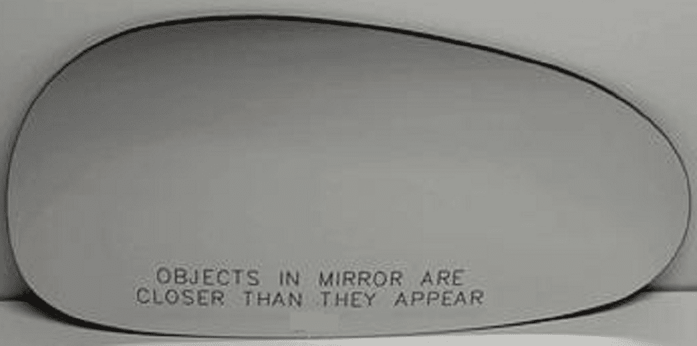 Ford Mustang 1998 1999 2000 2001 Passenger Side Mirror Glass 